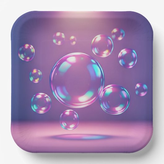 Paper Plates (Bubbles) ペーパープレート (正面)