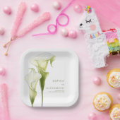 Paper Plates for a Modern Wedding.  ペーパープレート (パーティー)