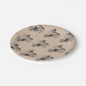 Paper plates for Kids dirt bike Party ペーパープレート (アングル)