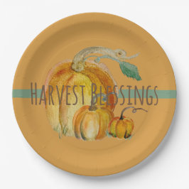 Paper Plates: Harvest Blessings ペーパープレート