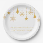 Paper Plates – Holiday Celebration Tableware ペーパープレート (正面)