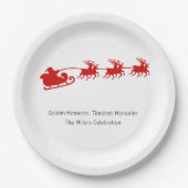 Paper Plates – Holiday Party Table Décor ペーパープレート (正面)