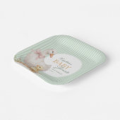 Paper Plates Mother Goose and Gosling. ペーパープレート (傾斜あり)