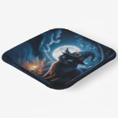 Paper Plates Série 1 Black Cat 11 ペーパープレート (傾斜あり)