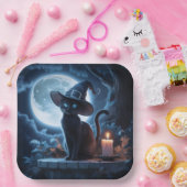 Paper Plates Série 1 Black Cat 12 ペーパープレート (パーティー)