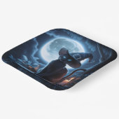 Paper Plates Série 1 Black Cat 12 ペーパープレート (傾斜あり)