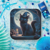 Paper Plates Série 1 Black Cat 13 ペーパープレート (パーティー)