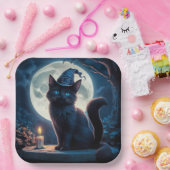 Paper Plates Série 1 Black Cat 13 ペーパープレート (パーティー)
