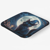 Paper Plates Série 1 Black Cat 13 ペーパープレート (傾斜あり)