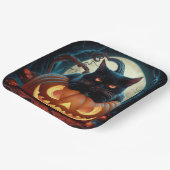 Paper Plates Série 1 Black Cat 15 ペーパープレート (傾斜あり)