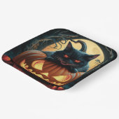 Paper Plates Série 1  Black Cat 17 ペーパープレート (傾斜あり)