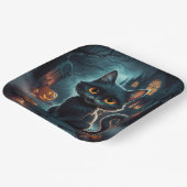 Paper Plates Série 1  Black Cat 20 ペーパープレート (傾斜あり)