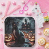 Paper Plates Série 1 Black Cat 21 ペーパープレート (パーティー)