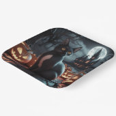 Paper Plates Série 1 Black Cat 21 ペーパープレート (傾斜あり)