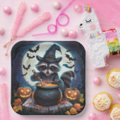 Paper Plates Série 3 Raccoon ペーパープレート (パーティー)