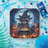 Paper Plates Série 3 Raccoon 02 ペーパープレート (パーティー)