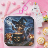 Paper Plates Série 3 Raccoon 03 ペーパープレート (パーティー)