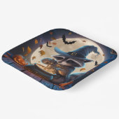 Paper Plates Série 3 Raccoon 05 ペーパープレート (傾斜あり)