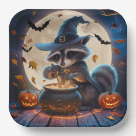 Paper Plates Série 3 Raccoon 05 ペーパープレート