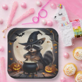 Paper Plates Série 3 Raccoon 08 ペーパープレート (パーティー)