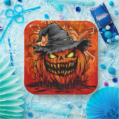 Paper Plates Série 9 Pumpkin 02 ペーパープレート (パーティー)