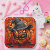 Paper Plates Série 9 Pumpkin 02 ペーパープレート (パーティー)