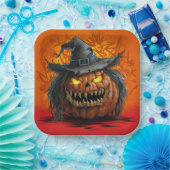 Paper Plates Série 9 Pumpkin 03 ペーパープレート (パーティー)