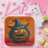 Paper Plates Série 9 Pumpkin 03 ペーパープレート (パーティー)