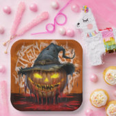 Paper Plates Série 9 Pumpkin 04 ペーパープレート (パーティー)