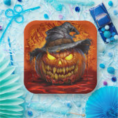 Paper Plates Série 9 Pumpkin 05 ペーパープレート (パーティー)