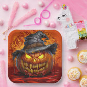 Paper Plates Série 9 Pumpkin 05 ペーパープレート (パーティー)