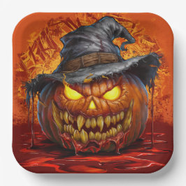 Paper Plates Série 9 Pumpkin 05 ペーパープレート