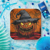 Paper Plates Série 9 Pumpkin 06 ペーパープレート (パーティー)