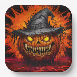 Paper Plates Série 9 Pumpkin 08 ペーパープレート