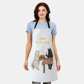 Paper&pukku Happy Thanksgiving! エプロン (着用した状態)