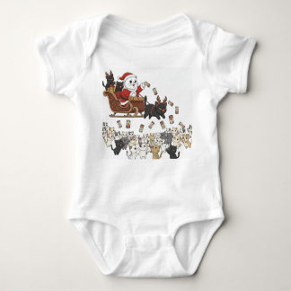 Paper&Pukku Merry Christmas! ベビーボディスーツ