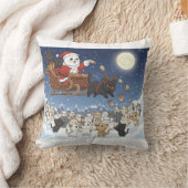 Paper&Pukku Merry Christmas! Throw Pillow クッション (ブランケット)