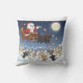 Paper&Pukku Merry Christmas! Throw Pillow クッション (裏面)