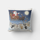 Paper&Pukku Merry Christmas! Throw Pillow クッション (正面)