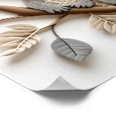 Paper Quilling Koala Poster, Kids Room, Nursery. ポスター (角)