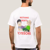 Paper, Rock, Scissors Tシャツ (裏面)
