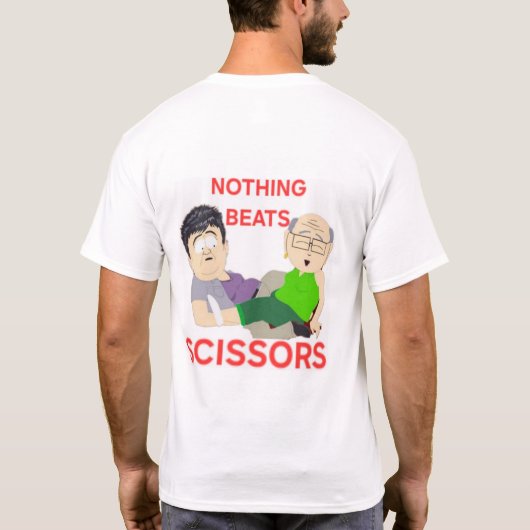 Paper, Rock, Scissors Tシャツ (裏面)