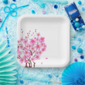 Paper serving plate for occasions ペーパープレート (パーティー)