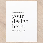 Paper Sheet | Design Upload 8.5x11 USレター