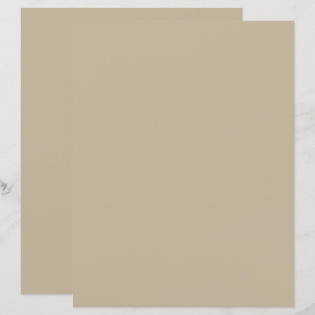 Paper Sheets | エレガントベージュ | クリエイティブ文具 (正面/裏面)