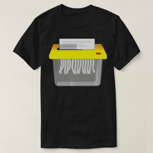 Paper Shredder Premium  Tシャツ (デザイン正面)