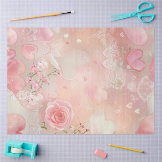 Paper Wings and Roses 薄葉紙 (クラフト)