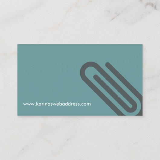 PAPERCLIP名刺 名刺 (裏面)