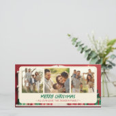 Papercraft Paper Quilling Christmas Card Photo シーズンカード (スタンド正面)