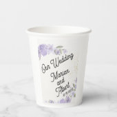 papercup for wedding 紙コップ (裏面)